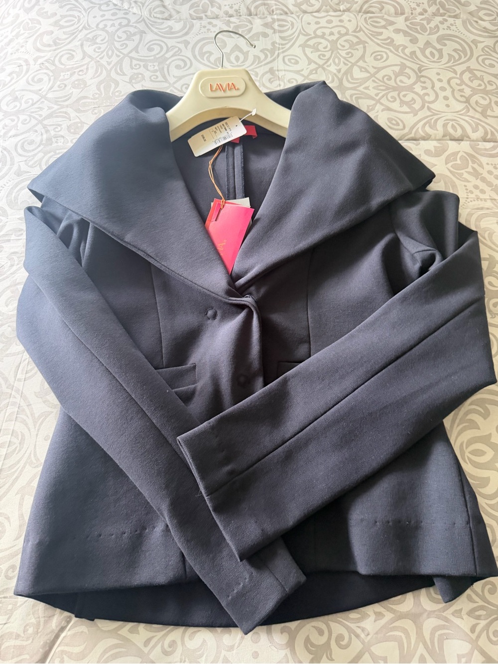 Lavia Navy Blue Peacoat Jacket - Unbranded